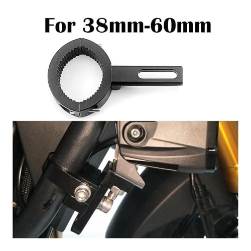 Fixation phare avec pince réglable robuste pour fourche moto - 2