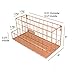 Blu Monaco Rose Gold Desk Organizer - Mail Organizer - 2 Tier Mail Basket - Metal Mail Sorter Inbox - Desk Accessories Women Office