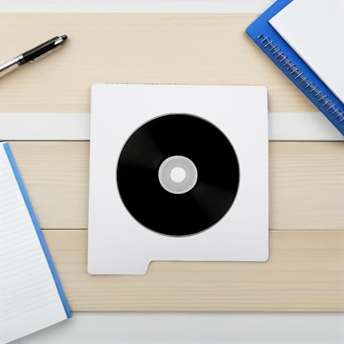 Toyvian: 10 separadores de vinilos en plástico blanco de 0,75 mm 6