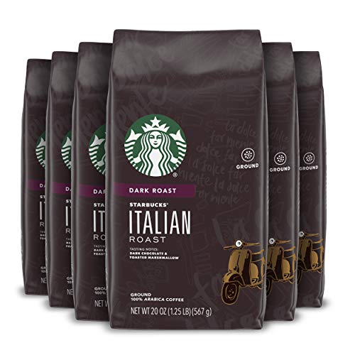 image for Starbucks Dark Roast Ground Coffee — Italian Roast — 100% Arabica 