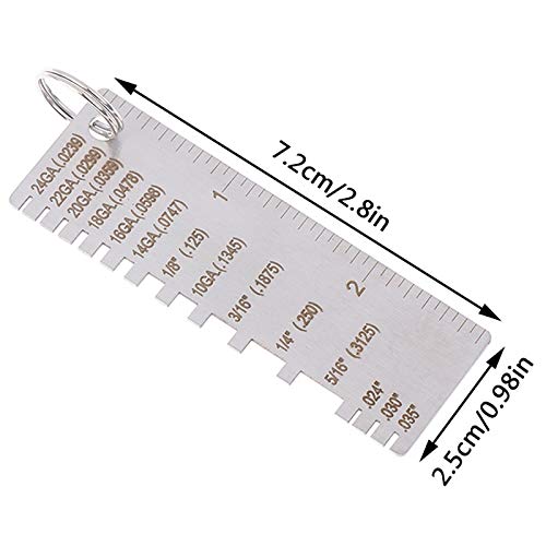 Calibrador de espesor para láminas metálicas TEDILUVI-456 miniatura 6