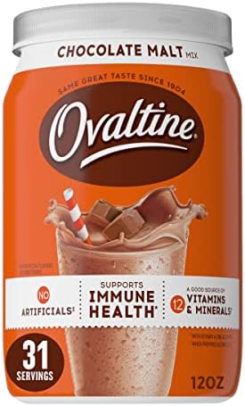 NESTLE OVALTINE Milk Flavoring Chocolate Malt (Pack of 6)