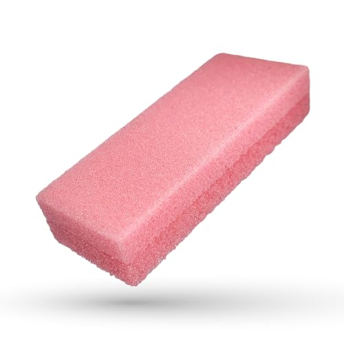 LaRosa PUMICE SPA Éponge Ponce Double Face – Rose avec Deux Textures