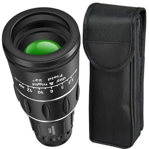 Monóculo Binóculo Luneta Tático, Zoom 16x52, Foco Ajustável