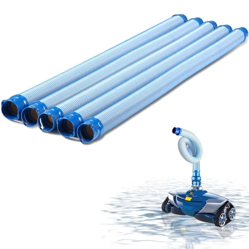 5-Pack Pool Cleaner Hose for X7 T3 T5 MX6 MX8, 39 in Swimming Pool Vacuum Hose Replacement Kit, R0527700 X38210S Twist Lock MX6 Replacement Parts