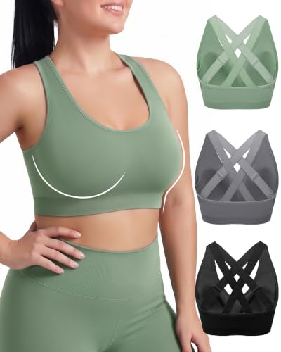 FITTIN Adjustable Sports Bra for Women: All-Day Comfort Just-Right Support | Adjustable Crisscross Wide Straps Help You Dial In Your Fit & Support for Yoga Low to Medium Workout for Large Bust - image 1
