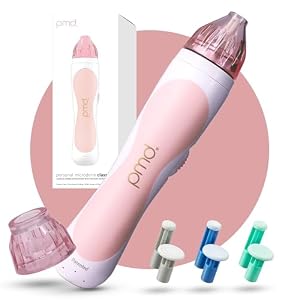PMD Beauty Personal Microderm Classic – Uso en el hogar, herramienta exfoliante facial, kit de máquina de microdermoabrasión para el cuidado de la piel facial y corporal