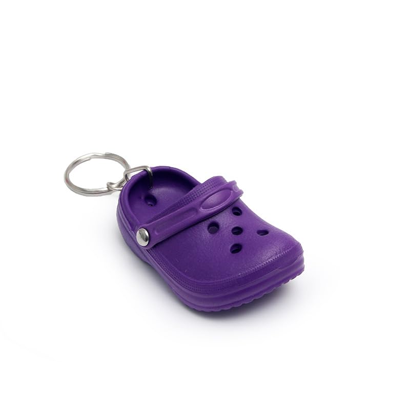 Mini Charming Cute Shoe Keychain for Women Car Keychain Creative Birthday Gift-purple