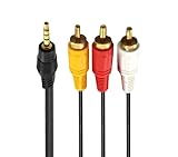 UIGOCLE Ladegerät, kompatibles 3,5 mm auf RCA-Camcorder...