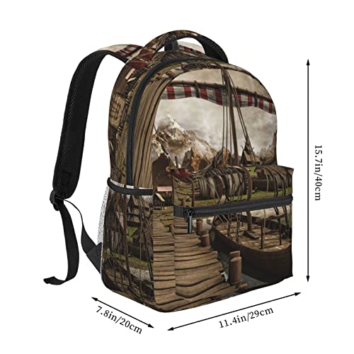 Sac d'école viking confortable et durable pour éviter le mal de dos - 2
