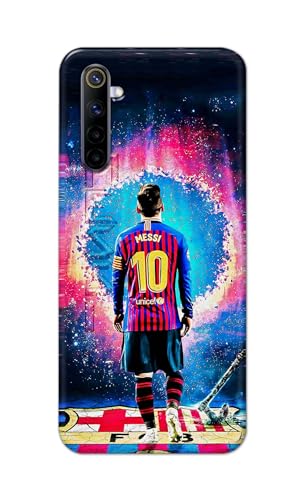 Image of Printed Hard Back Cover for Realme 6 Back Cover (Famous Football Player -J1) -190724(EA)