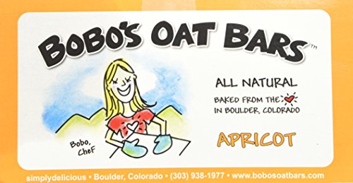 Bobo's Oat Bars All Natural, Apricot, 3-Ounce Packages (Pack of 12)