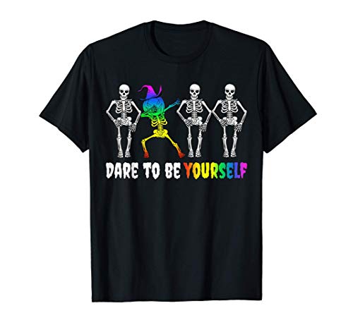 Disfraz de Orgullo LGBT Pride Halloween - Atrévete a ser tú Camiseta