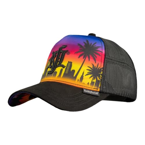 Casquette enfant Rock'nFreeLife orange réglable pour éviter la chaleur du soleil