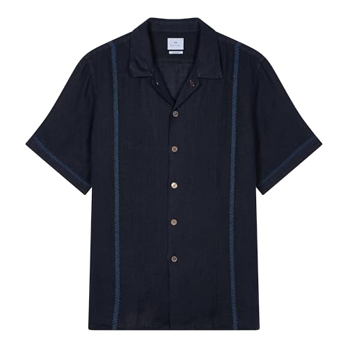 PS Paul Smith Men's Short Sleeve Casual Fit Shirt