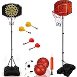 Acekid Basketball Hoops for Kids Toddlers Indoor Outdoor Adjustable Height, Portable Mini Basketball...