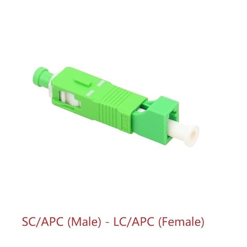 Arhavi Sc/St/Fc/Lc Upc/Apc Fiber Optic Adapter/Connector Single/Multi Mode Female To Male Sm 9/125 Hybrid Adapter (Color : Fc-Lc-Apc Sm) #TOP5