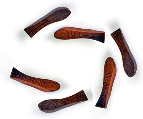 Japanese Creative Chopstick Holder, Ceramic Chopsticks Rest 6 Pack, Dinner Chopstick Stand For Home, Restaurant, Table Decoration-brown fish-wood