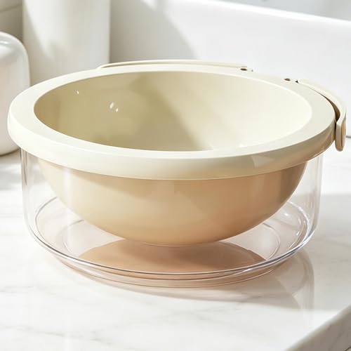 Cuenco para lavar verduras y frutas multifuncional con escurridor 8