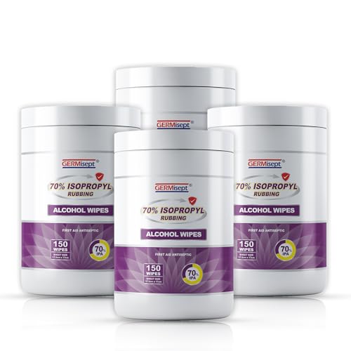 Germisept 70% Isopropyl Alcohol Wipes (600-Pack)