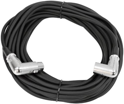 地震オーディオ - SAXRA50-50フィート XLR ライトアングル オス - XLR ライトアングル メス マイクケーブル