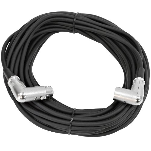 Câble micro XLR mâle femelle coudé 15m Seismic Audio Saxra50 pour sonorisation scène