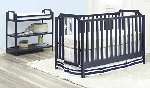 Image of Suite Bebe Celeste Changing Table Safety Rail Included, Navy Blue