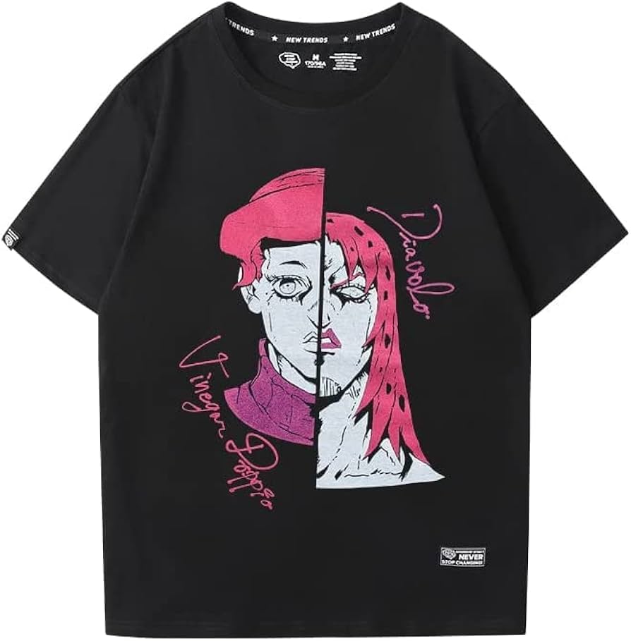 Amazon.co.jp: ジョジョの奇妙な冒険 tシャツ 100％綿 半袖 夏服