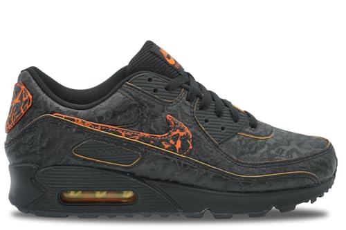 Nike Air Max 90 QS "Volcano" - メンズ, ブラック/マグマオレンジ/レーザーオレンジ。, 25.5 cm