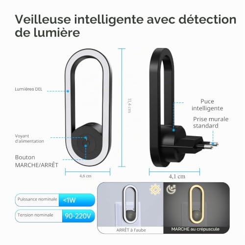 Répulsif Ultrason Moustique Lot De 4, Ultrason Souris Anti Moustique Ultrason, Répulsif à ultrasons insectifuge électronique et Anti-rongeurs pour Rongeurs,Souris,Moustique,Araignée,Cafard,Mouche – vue 8