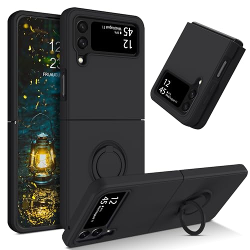 Carcasa Samsung Z Flip 4 con anillo para ver vídeos cómodamente