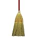 Boardwalk BR10016 Corn/Fiber Lobby Brooms, 36-Inch, Gray/Natural, 12/CT