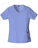 Cherokee Women's Workwear Scrubs V-Neck Embroidered Top