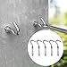 MAGICLULU 5pcs M8 304 Stainless Steel Expansion Bolts Heavy Duty Hanging Hooks Metallic Fasteners for Wall Mounting in Industrial and Construction Applications