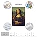 MAIHAIBAO Mona Lisa Canvas Wall Art - Leonardo Da Vinci Famous Classic Painting Poster - Vintage Renaissance Aesthetic Decor for Living Room & Office - 12x18 Inch (Unframed)