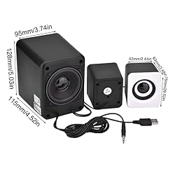 Haut-parleurs d’ordinateur pour, Mini USB 2.1 Filaire Combinaison Haut-Parleur Basse PC de Portables Alimenté Musique Subwoofer Téléphone Portable Blanc par Enceintes bibliothèque – Moniteurs proxim - Les Beatles, Paul McCartney, John Lennon, RIngo Starr, George Harrison Haut-parleurs d'ordinateur pour, Mini USB 2.1 Filaire Combinaison Haut-Parleur Basse PC de Portables Alimenté Musique Subwoofer Téléphone Portable Blanc par Enceintes bibliothèque - Moniteurs proxim – Image 5