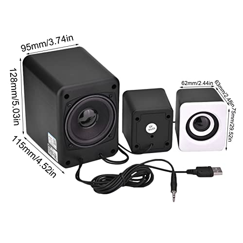 Haut-parleurs d’ordinateur pour, Mini USB 2.1 Filaire Combinaison Haut-Parleur Basse PC de Portables Alimenté Musique Subwoofer Téléphone Portable Blanc par Enceintes bibliothèque – Moniteurs proxim - Les Beatles, Paul McCartney, John Lennon, RIngo Starr, George Harrison Haut-parleurs d'ordinateur pour, Mini USB 2.1 Filaire Combinaison Haut-Parleur Basse PC de Portables Alimenté Musique Subwoofer Téléphone Portable Blanc par Enceintes bibliothèque - Moniteurs proxim – Image 6