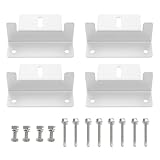 FELTECHELECTR 4 Stück Aluminiumlegierung Z halterungen für Solarmodule zur Befestigung...