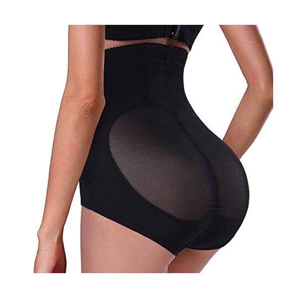 Nebility Womens' Tummy Control High Waist Trainer Body Shaper (US, Alpha, Large, Regular, Regular, Black)