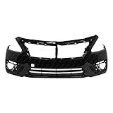 BUMPERS THAT DELIVER - Painted KH3 Super Black, Front Bumper Cover Fascia for 2013 2014 2015 Nissan Altima Sedan 13 14 15, NI1000285