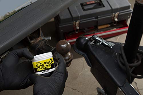 Mission Automotive 4Oz Trailer Hitch Ball Lubricant - Grease To Reduce Friction And Wear On Tow Hitch Mount Balls, King Pins, Hitch Locks, Etc. - Waterproof Lube Made In The Usa #TOP2