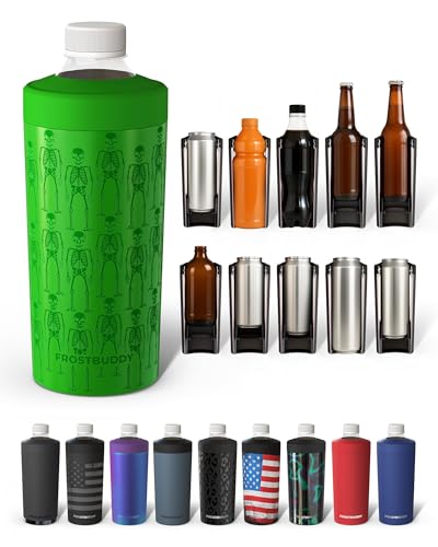 Image of Universal Buddy XL Can Cooler by Frost Buddy - Fits 12-ounce, 16-ounce, 20-ounce, and 24-ounce Cans and Bottles - Keep Your Drinks Refreshingly Chilled for over 12 hours (Shake My Bones)