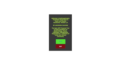 Colon & Rectum Cancer Quiz APP