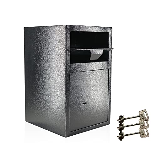 Coffre-fort de Dépôt avec Clapet d'Insertion | Type Boîte aux Lettres | 3 Clés