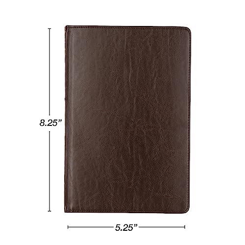 Carnet vintage Samsill couverture rigide contre les plis cahier de notes durable A5 - 3