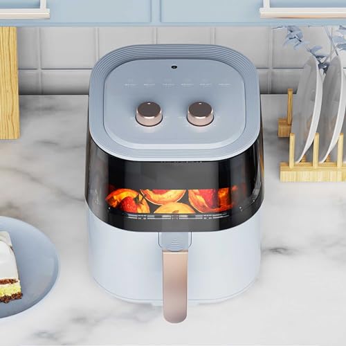 Horno digital Air Frye con circulación de aire rápida, temporizador de 60 minutos, horno freidora eléctrico/estabilizador de color de luz