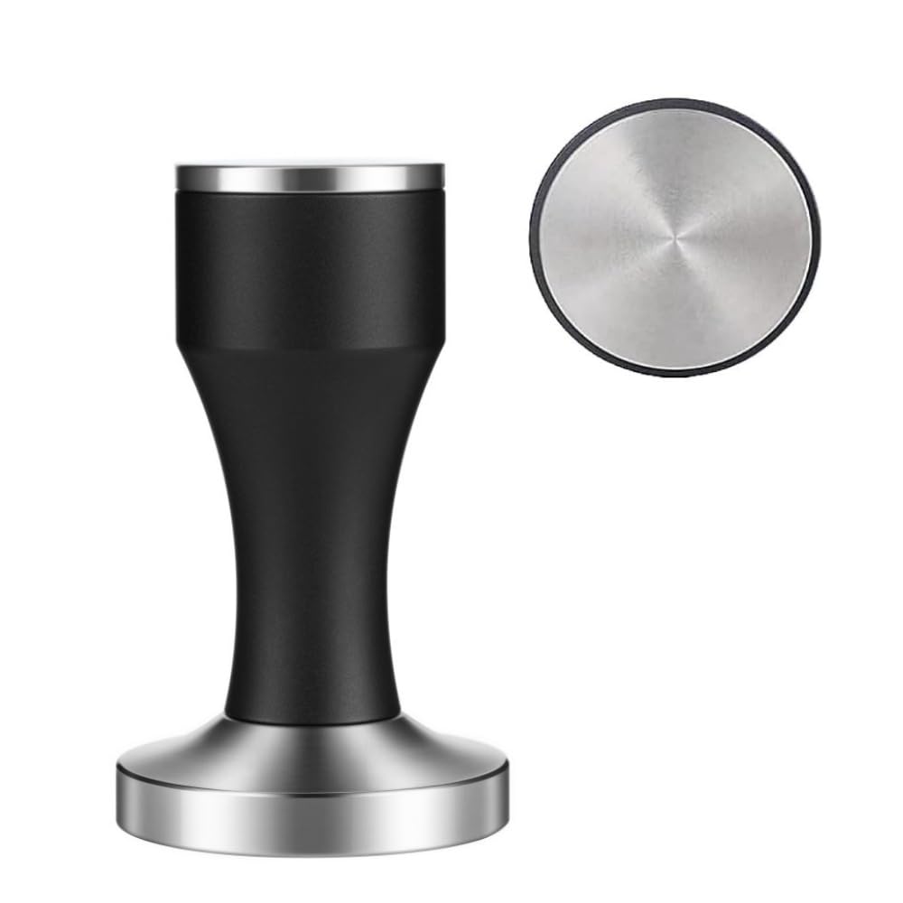 51mm Espresso Tamper, Coffee Tamper with Alloy Handle and Stainless Steel Base for 51mm Portafilters