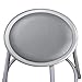 OEF Furnishings OEF6418H/2 Premium Commercial-Grade All-Purpose Round Stool (Height-Adjustable, 18–27 inch Range, Gray Frame, Vinyl Padded Seat, 2-Pack)