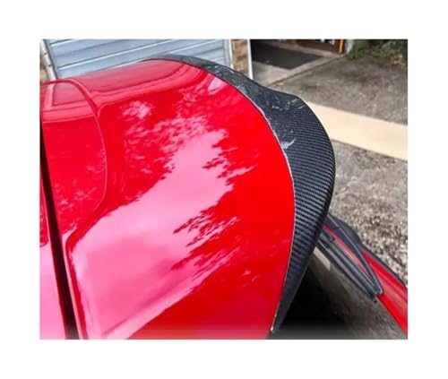 に適合する フィアット 500 に適合する アバルト 595 2010-2020 レーシングリアスポイラー ルーフウィングリップ カーボンファイバー リアルーフスポイラーウィング FRP CMUFAYMB(売店)(カーボンファイバー)