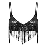 Les détails à pampilles et à franges apportent une sensation de mouvement et de fantaisie, ajoutant un élément tendance et à la mode à la bralette